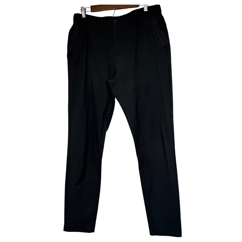 Jack Archer Jetsetter Tech Pants Space Black Mens 33x34 Tapered Travel Trousers